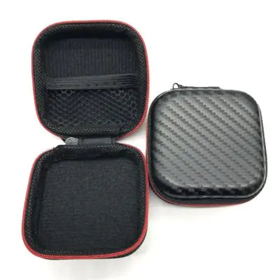 Square Headphone Case, EVA Storage Box for Electronics
