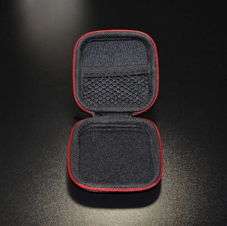 Square Headphone Case, EVA Storage Box for Electronics
