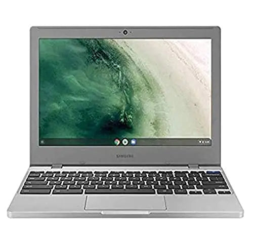 SAMSUNG Electronics Chromebook 4 (2021 Model Without SD Slot) 11.6" Intel UHD Graphics 600 Celeron Processor N4020 4GB 32GB Wi-Fi - Platinum Titan (XE310XBA-KC1US)
